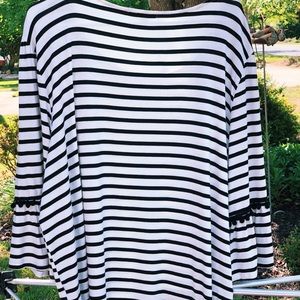 Black & White Striped Shirt